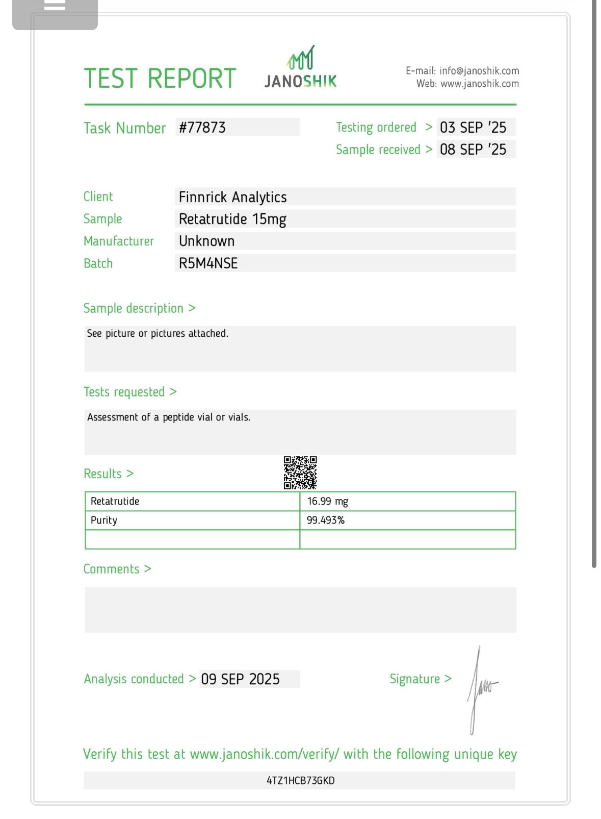 *BEST SELLER GLP-3 Reta 15mg