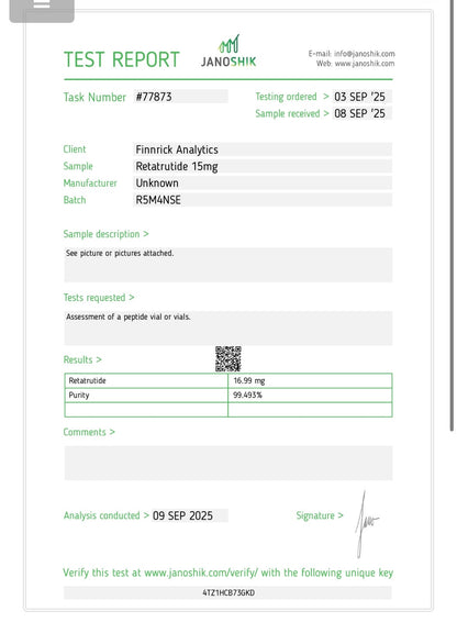 *BEST SELLER GLP-3 Reta 15mg