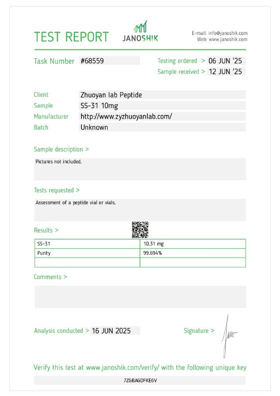 SS31 10mg