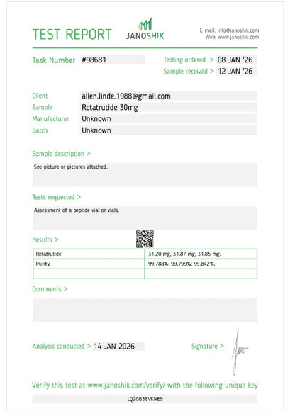 *BEST SELLER GLP-3 Reta 30mg