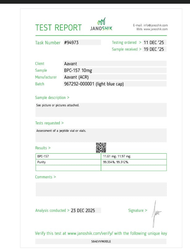 BPC-157 10mg (RECENTLY ADDED)