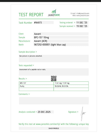 BPC-157 10mg (RECENTLY ADDED)